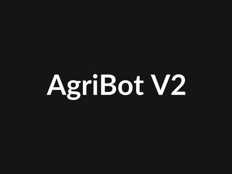 AgriBot V2 AI-powered precision agriculture rover